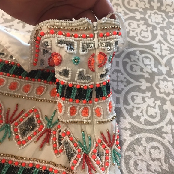 ⭐️HP⭐️NWT PARKER BEADED MINI SKIRT😲 - Picture 5 of 8